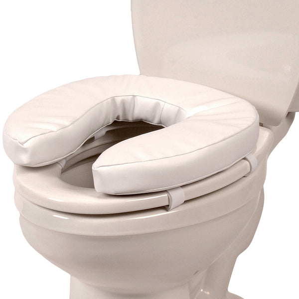 Commode cushion clearance seat