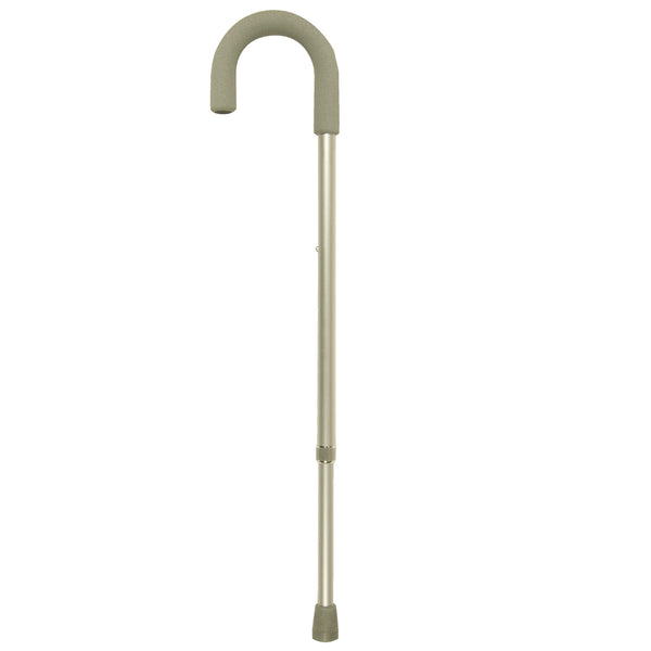 Curved Handle Adjustable Height Cane - Free Shipping - Home Medical Supply