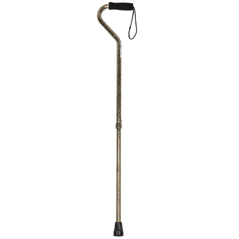PCP 214164, Adjustable Pattern Cane with Offset Handle and Wrist Strap