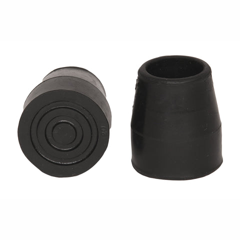 Replacement Tips For Commode, 1" - Black