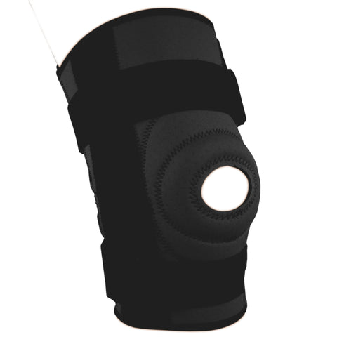 OTC  Knee Stabilizer, Spiral Stays, Neoprene, Black