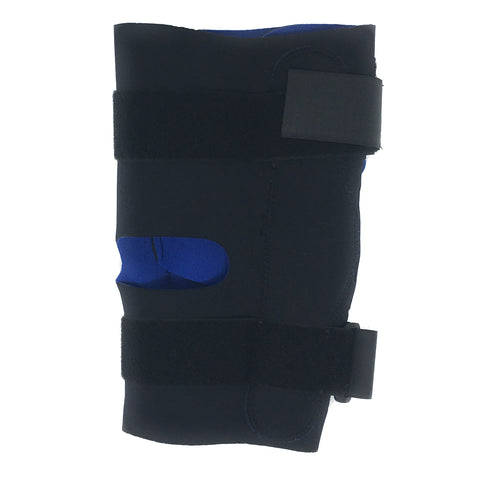 OTC Knee Stabilizer Wrap, Hinged Bars, Neoprene, Black