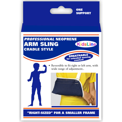 OTC KidsLine Arm Sling, Shoulder Cradle Style Support, Fun Print