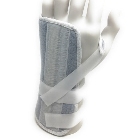 OTC KidsLine Wrist Splint, Soft Foam, Adjustable, Pediatric Support, White, Left