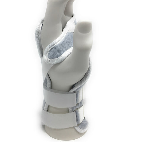 OTC KidsLine Wrist Splint, Soft Foam, Adjustable, Pediatric Support, White, Left