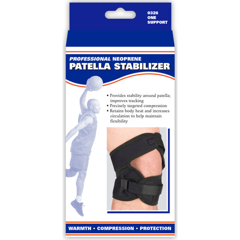 OTC Patella Stabilizer, Kneecap, Neoprene, Black