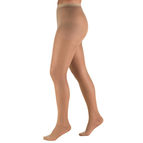 Truform 15-20 mmHg Compression Pantyhose, Sheer 20 Denier Women's Shaping Tights