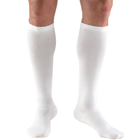 Truform Compression Socks, 15-20 mmHg, Men's Dress Socks, Knee High Over Calf Length