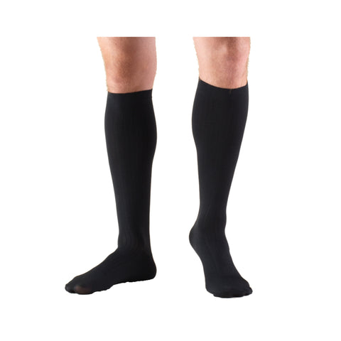 Truform Compression Socks, 8-15 mmHg, Men's Dress Socks, Knee High Over Calf Length