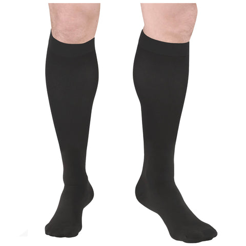 Truform Surgical Stockings, 18 mmHg Compression for Men and Women, Knee High Length, Closed Toe