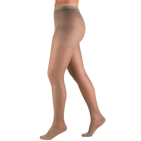 Truform 15-20 mmHg Compression Pantyhose, Sheer 20 Denier Women's Shaping Tights