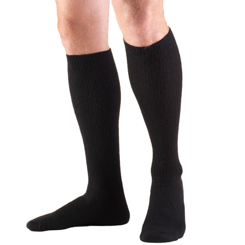 Truform Compression Socks, 20-30 mmHg, Men's Gym Socks, Knee High Over Calf Length