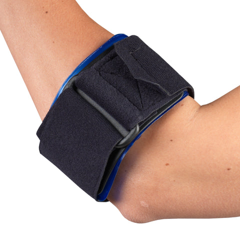 OTC Tennis Elbow Strap, Thrapeutic Gel Pad Insert, Black