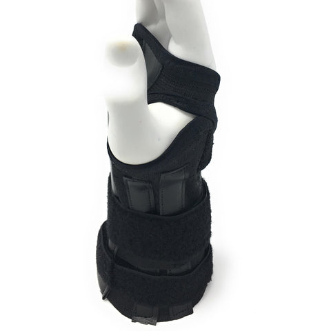 OTC Reversible Wrist Splint, Cock-up Lacing, Knit Elastic, Black