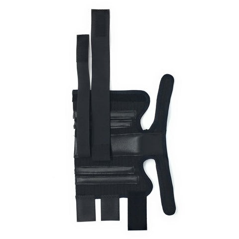 OTC Reversible Wrist Splint, Cock-up Lacing, Knit Elastic, Black