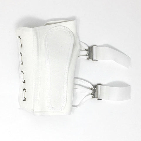 OTC Wrist Splint, Cock-Up Lacing, Canvas, ProChoice, White, Right