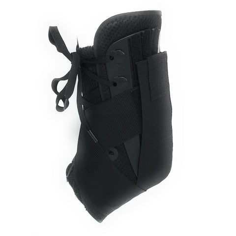OTC Ankle Stabilizer, Exoskeleton Support, Heel Locking Straps, Black