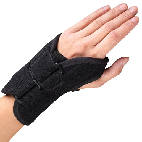 OTC Wrist Splint, 6-Inch, Select Series, Black, Left