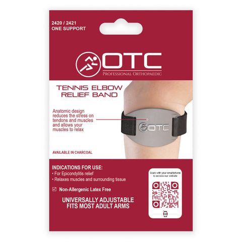 OTC Forearm Band, Compression Strap, Grey