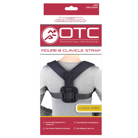 OTC Clavicle Strap, Figure-8 Style, Select Series, Black