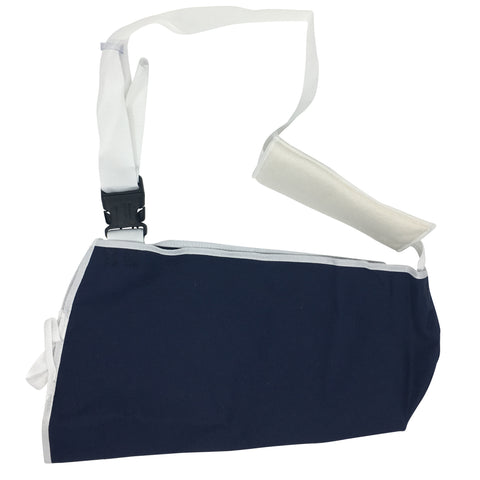 OTC Cradle Arm Sling, Thumb Loop, Reversable Left or Right Shoulder, Navy