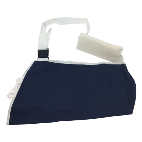 OTC Cradle Arm Sling, Thumb Loop, Reversable Left or Right Shoulder, Navy