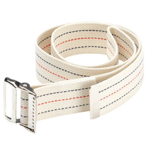 OTC Gait Transfer Belt, Support Hold for Caregiver, White