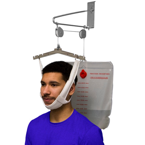 OTC Over Door Cervical Traction Kit, Neck Disk Relief, Complete Set, White