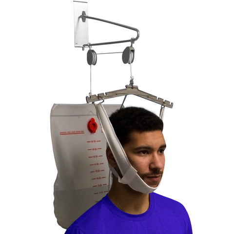 OTC Over Door Cervical Traction Kit, Neck Disk Relief, Complete Set, White
