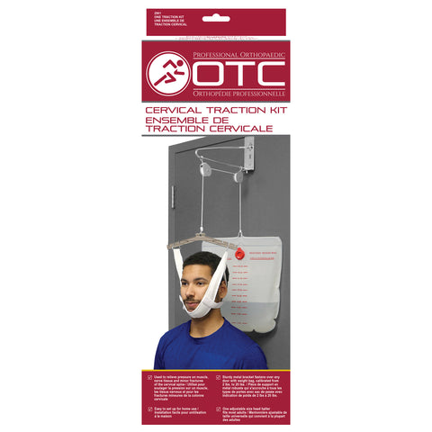 OTC Over Door Cervical Traction Kit, Neck Disk Relief, Complete Set, White