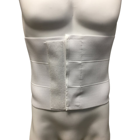 OTC Abdominal Binder for Men, Three-Panel Body,  9-Inch Elastic, White