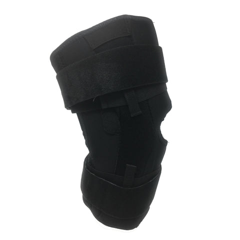 OTC Knee Stabilizer Wrap, Hinged Bars, Orthotex, Black