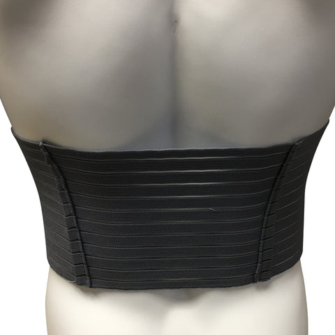 OTC Rib Belt for Men, 6-inch Elastic Chest Compression, Select Series, Grey