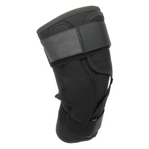 OTC Knee Stabilizer Wrap, ROM Hinged Bars, Orthotex, Black