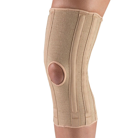 OTC Knee Support, Spiral Stays, Knit Elastic, Beige