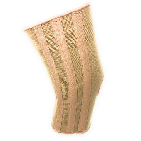 OTC Knee Support, Spiral Stays, Knit Elastic, Beige