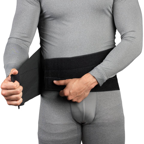 OTC Sacro Brace, Lower Back, Heavy Duty Support, Thermo Pad, Black