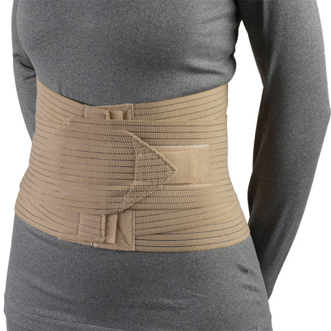 OTC Petite Lumbo-Sacral Support, Abdominal Uplift, 8-Inch Lower Back, Elastic, Beige