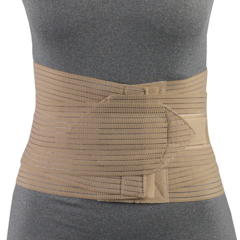 OTC Petite Lumbo-Sacral Support, Abdominal Uplift, 8-Inch Lower Back, Elastic, Beige