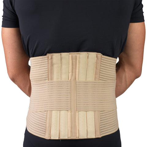 OTC Lumbo-Sacral Support, Abdominal Uplift, 11-Inch Lower Back, Elastic, Beige