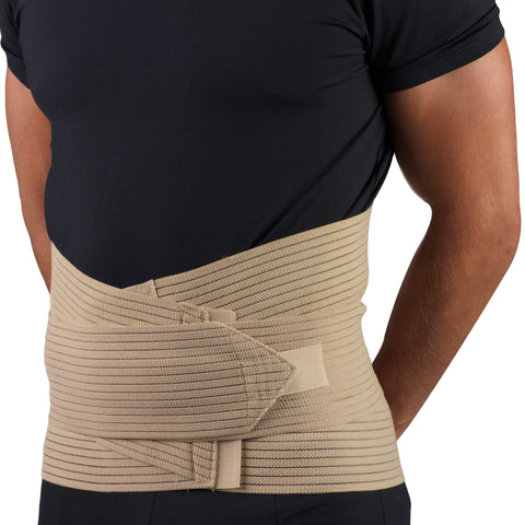 OTC Lumbo-Sacral Support, Abdominal Uplift, 11-Inch Lower Back, Elastic, Beige