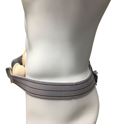 OTC Hernia Truss, Single or Double Herniation, Inguinal Scrotal Treatment, Grey