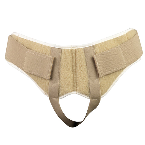 OTC Hernia Support, Single or Double Herniation, Inguinal Scrotal Treatment, Beige