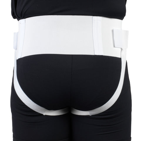OTC Hernia Support, Single or Double Herniation, Inguinal Scrotal Treatment, White