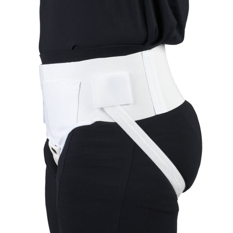 OTC Hernia Support, Single or Double Herniation, Inguinal Scrotal Treatment, White
