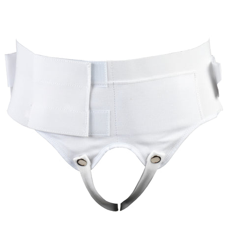 OTC Hernia Support, Single or Double Herniation, Inguinal Scrotal Treatment, White