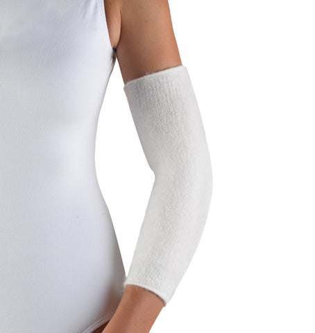 OTC Elbow Warmer, Angora, Arthritis Relief, 1 pair, White