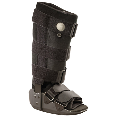 OTC Walker Boot, Short Leg Adjustable Air Cast, High Top, Black