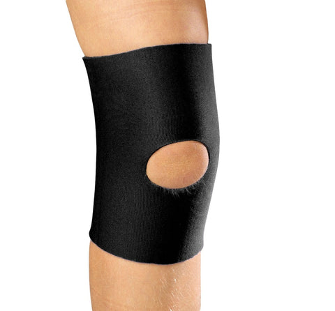 OTC KidsLine Knee Sleeve, Open Patella, Neoprene, Black