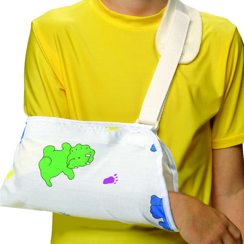 OTC KidsLine Arm Sling, Shoulder Cradle Style Support, Fun Print